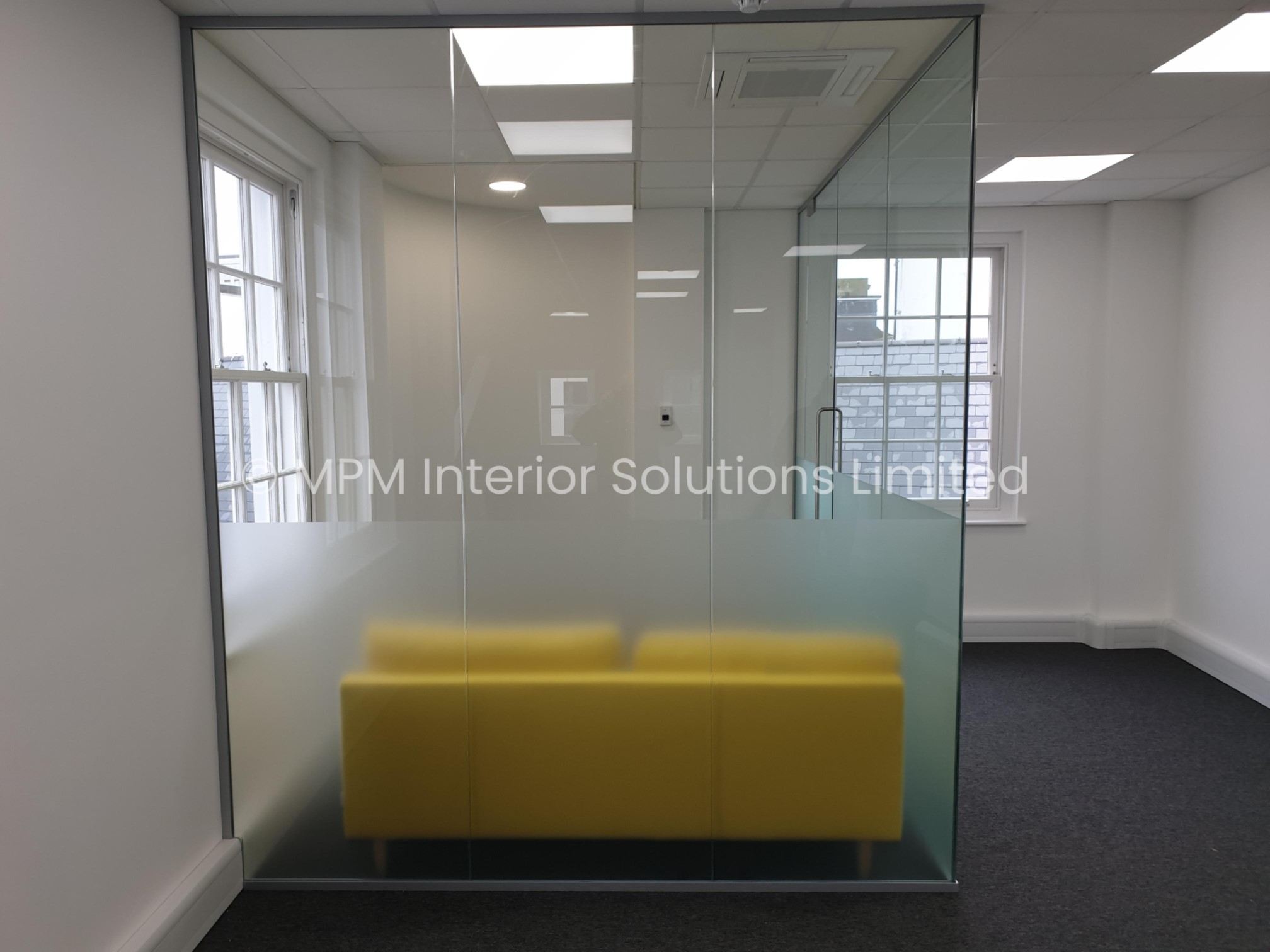 Frameless Glass Office Partitioning, Blast! Films Ltd (Brighton, East Sussex), MPM Interior Solutions Limited