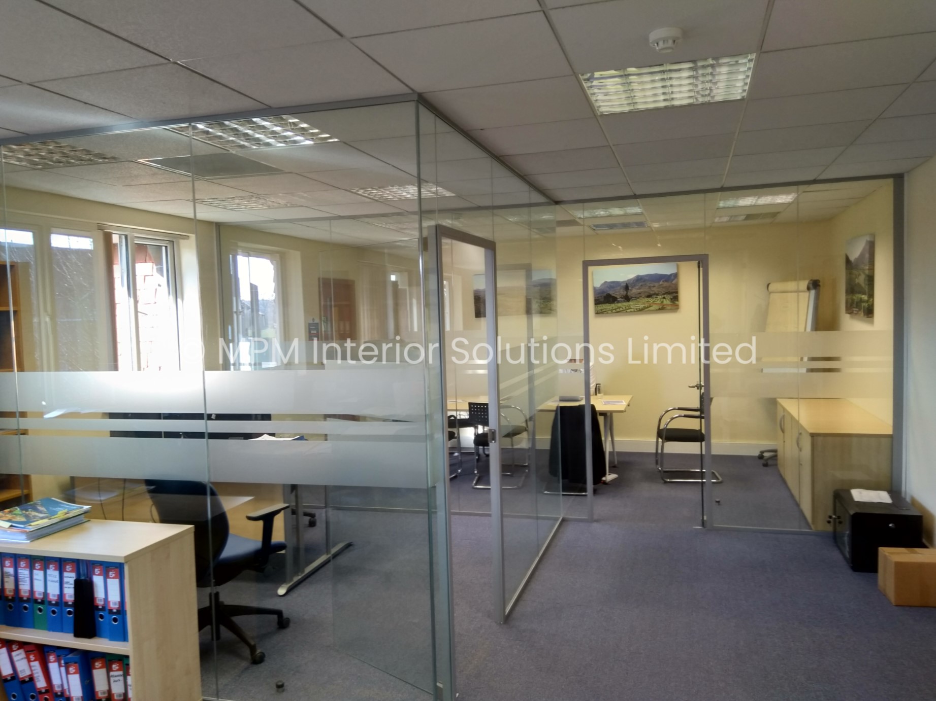 Frameless Glass Office Partitioning, Office Refurbishment/Fit-Out, Silverstreet Capital LLP (Cobham, Surrey), MPM Interior Solutions Limited