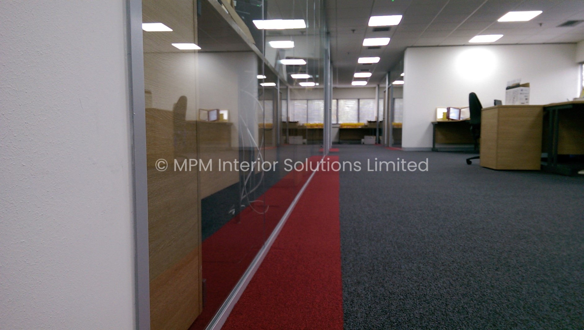 Frameless Glass Office Partitioning, 75mm > 100mm Demountable Office Partitioning, Office Refurbishment/Fit-Out, DHL International (UK) Ltd (Orbital Park, Hounslow, London), MPM Interior Solutions Limited